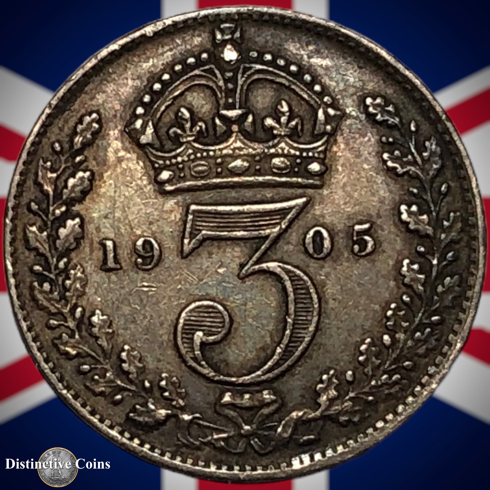Great Britain 1905 Three Pence GB2104