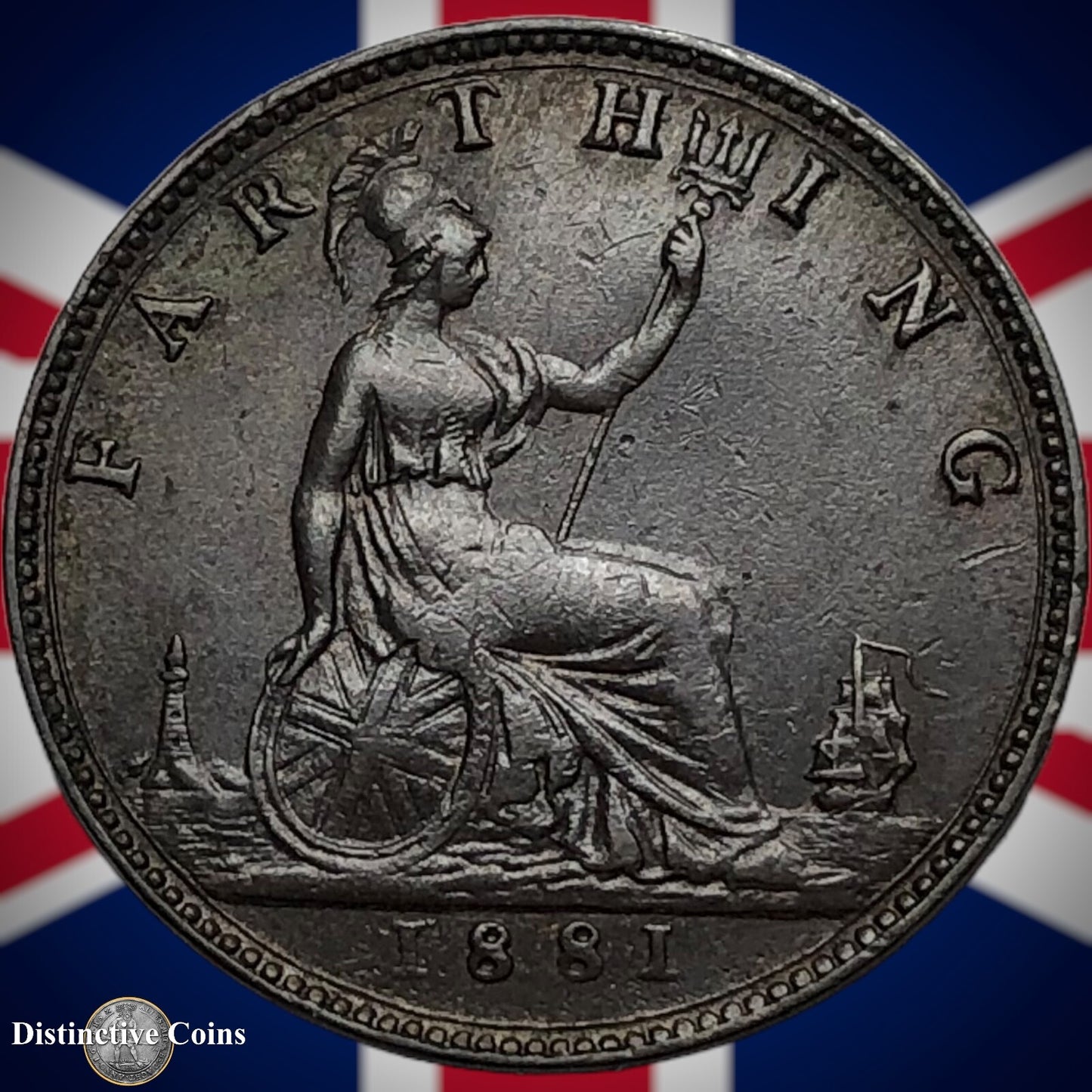 Great Britain 1881 Farthing 1/4d GB3862