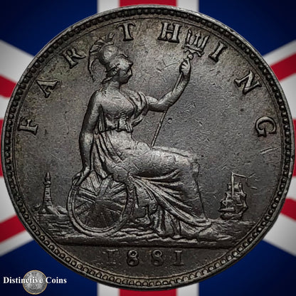 Great Britain 1881 Farthing 1/4d GB3862