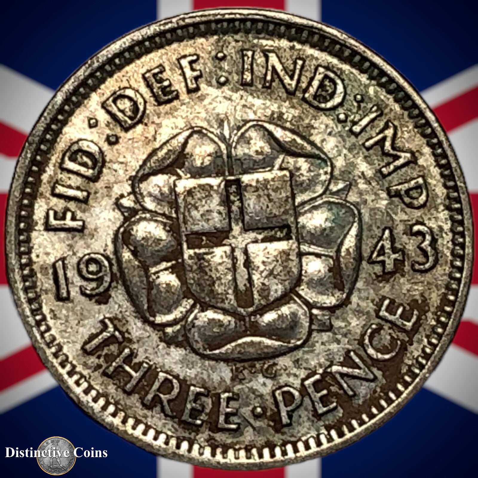Great Britain 1943 Three Pence GB2349