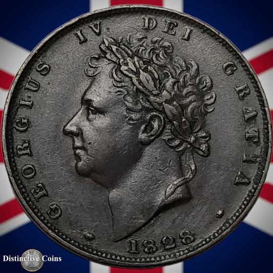 Great Britain 1828 Farthing 1/4d GB3338