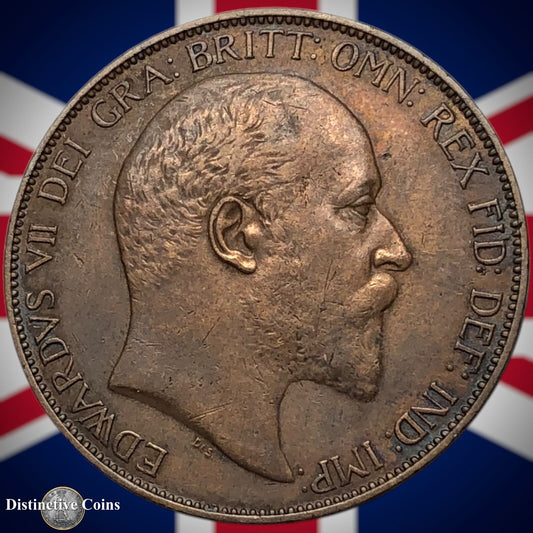 Great Britain 1907 Penny 1d GB6689