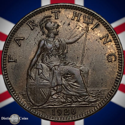 Great Britain 1926 Farthing 1/4d GB4840