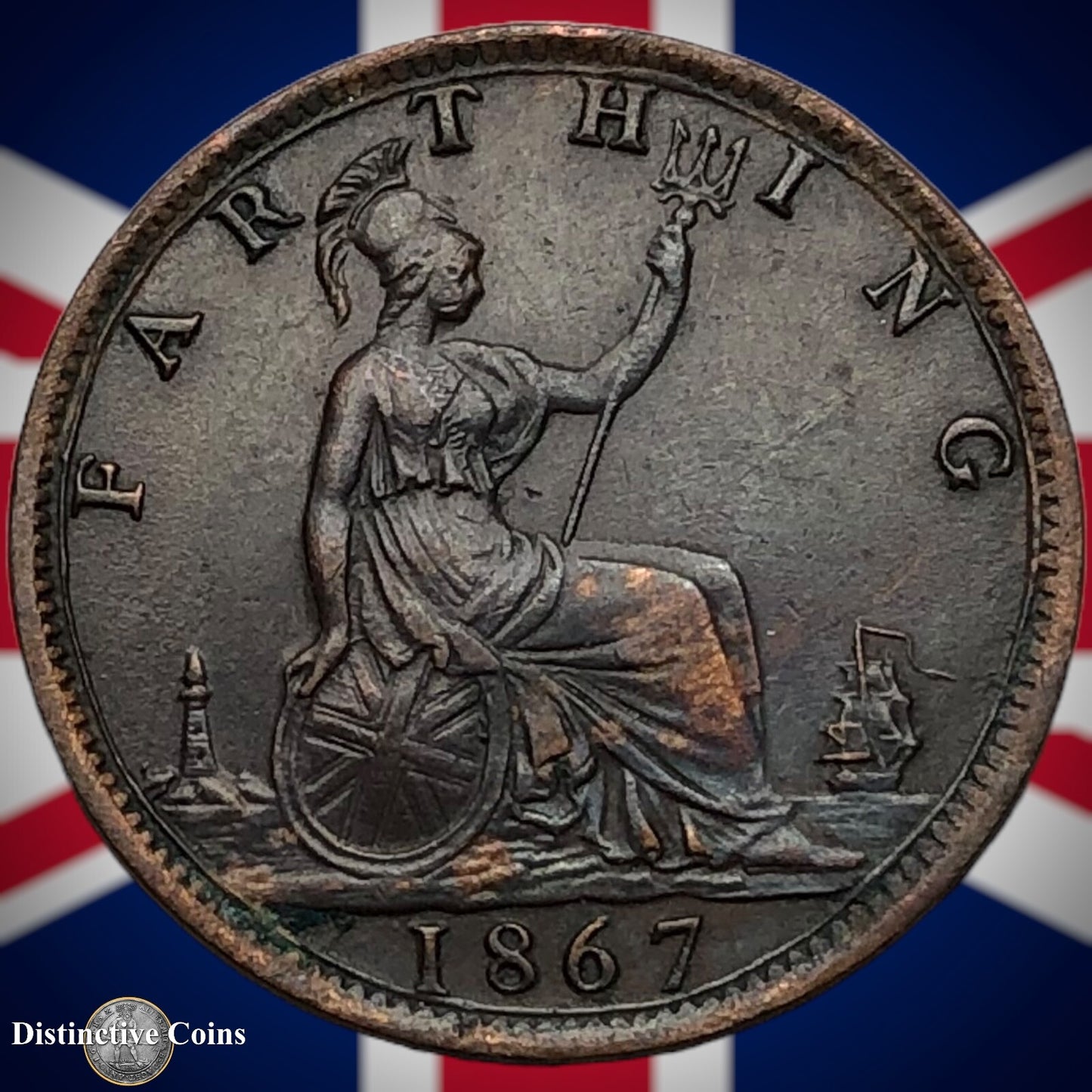 Great Britain 1867 Farthing 1/4d GB3603