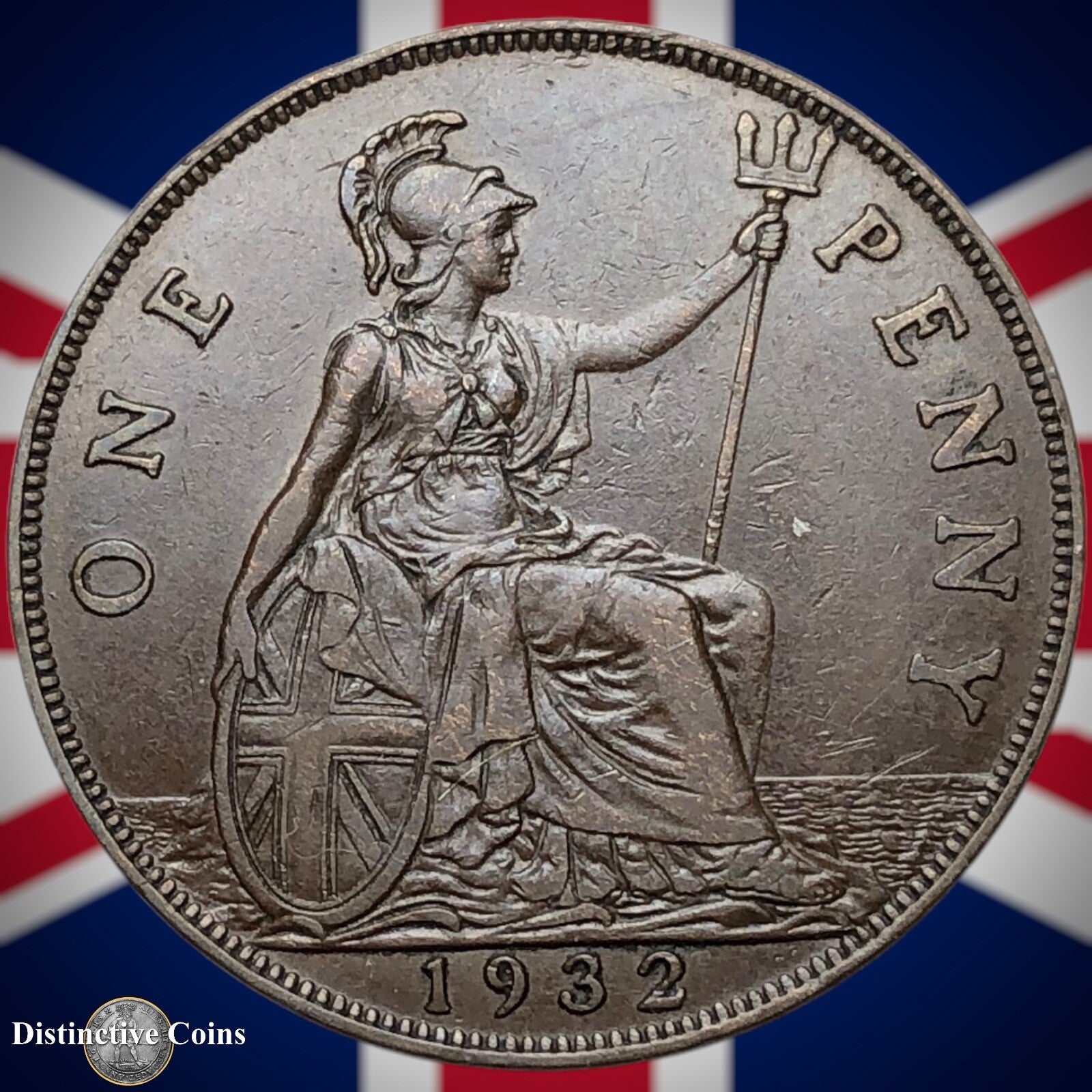 Great Britain 1932 Penny 1d GB7143