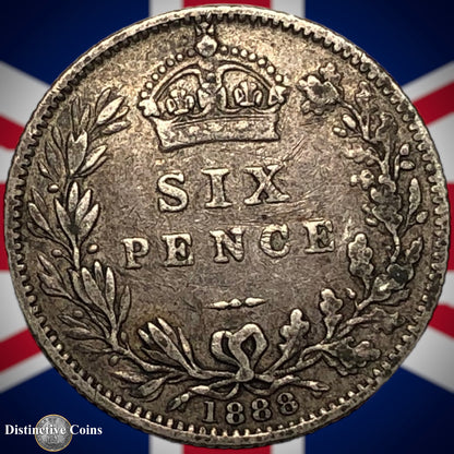 Great Britain 1888 Six Pence GB2701