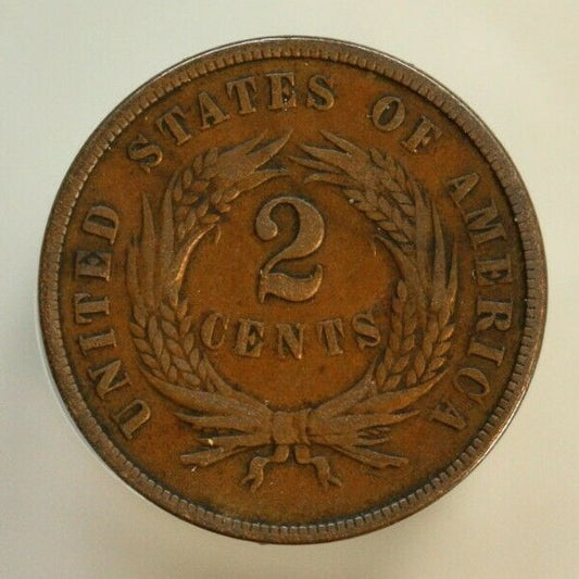 1868 2 Cent United States U081