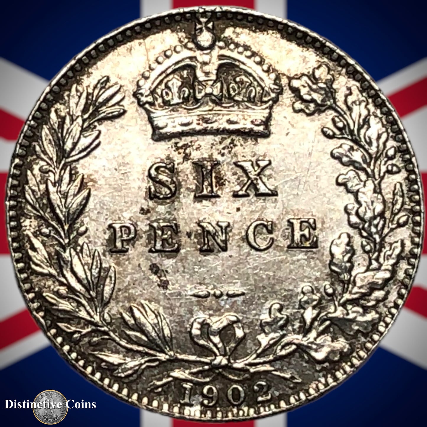 Great Britain 1902 Six Pence GB1506