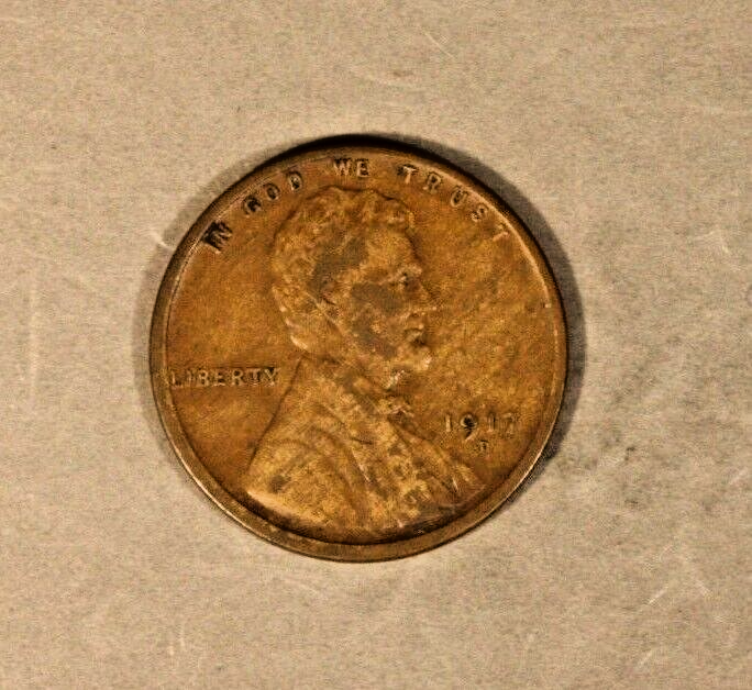 1917 D Lincoln Cent Circulated        