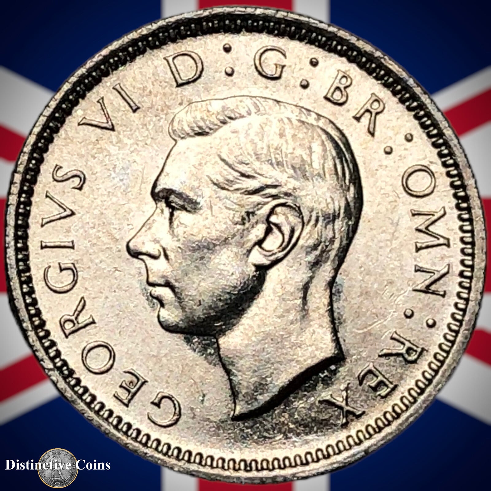 Great Britain 1944 Six Pence GB1755