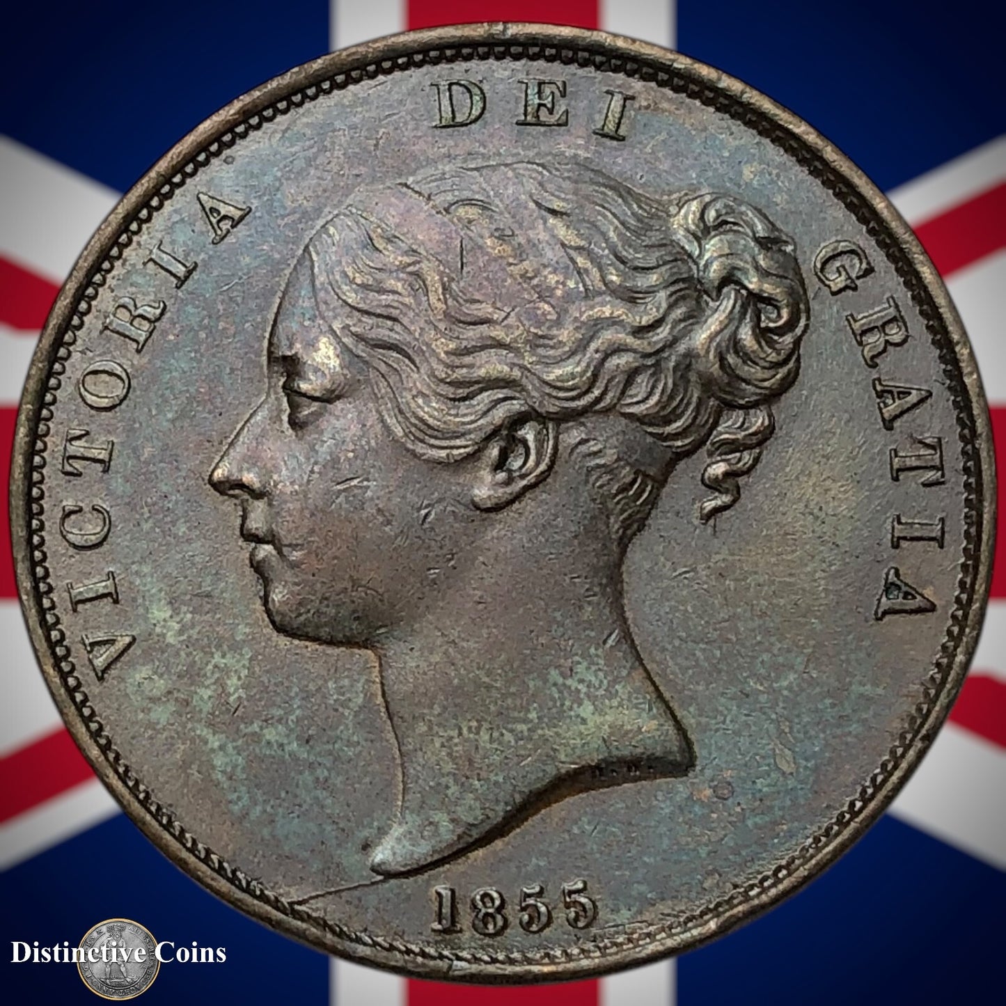 Great Britain 1855 Penny 1d GB6145