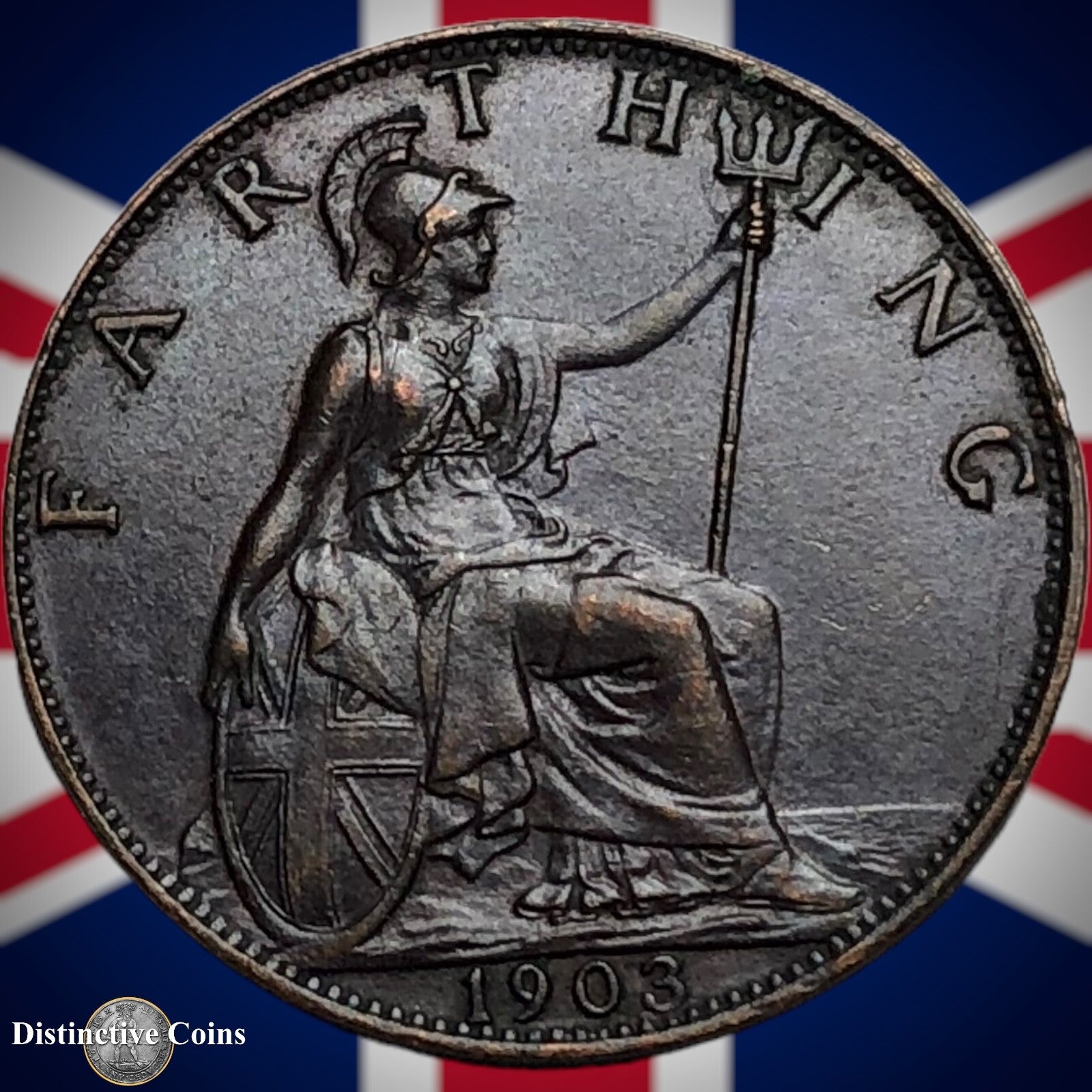 Great Britain 1903 Farthing 1/4d GB4529