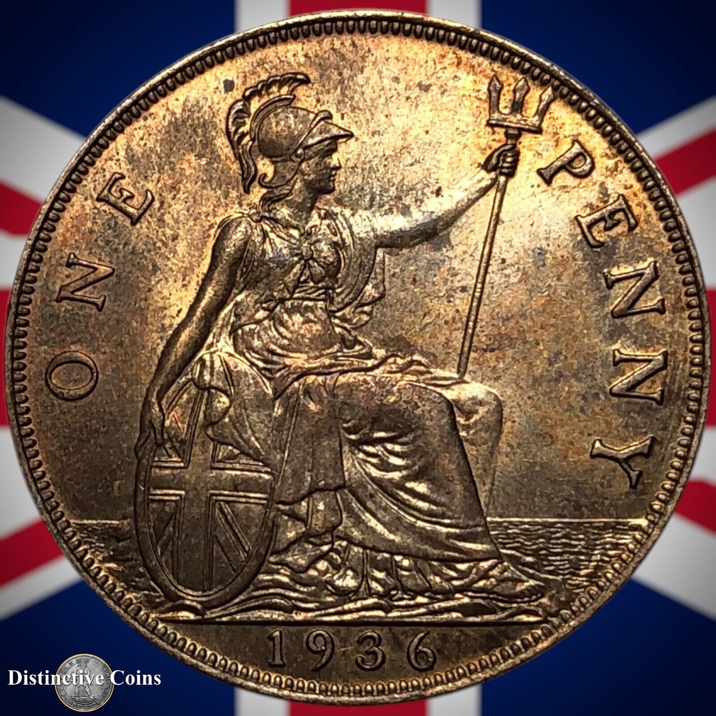 Great Britain 1936 Penny 1d GB7201