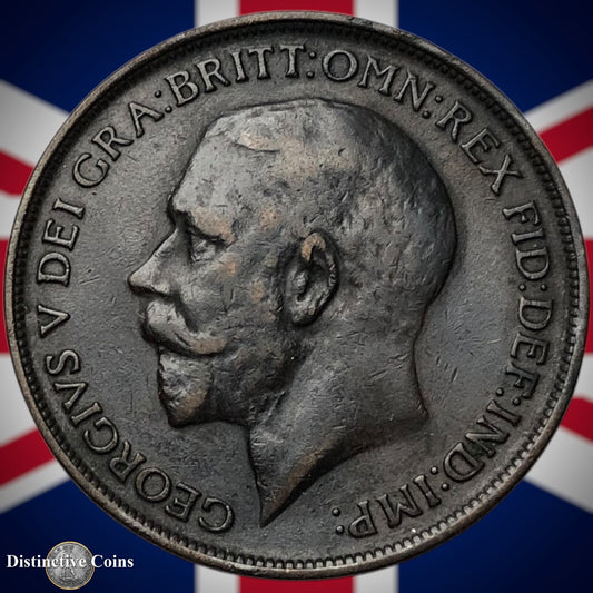 Great Britain 1912 H Penny 1d GB6799