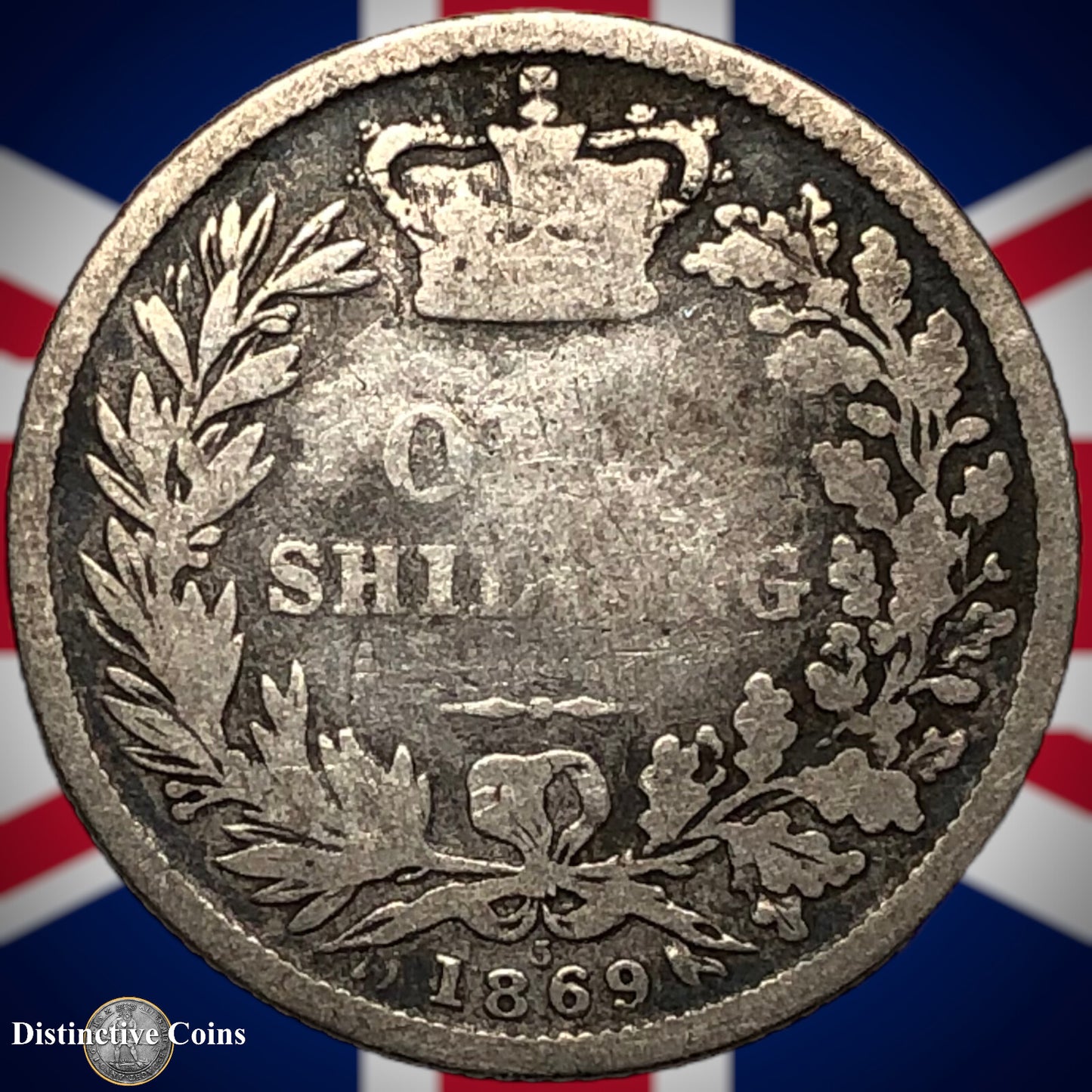 Great Britain 1869 British One Shilling GB0305