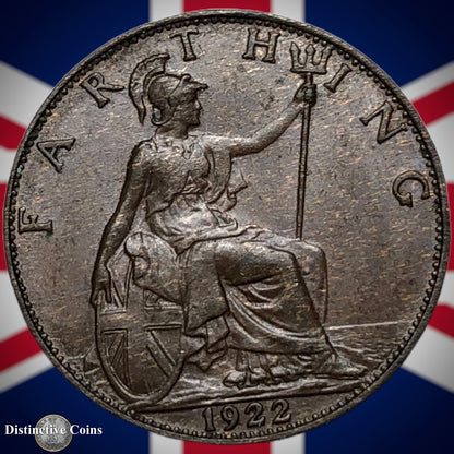 Great Britain 1922 Farthing 1/4d GB4764