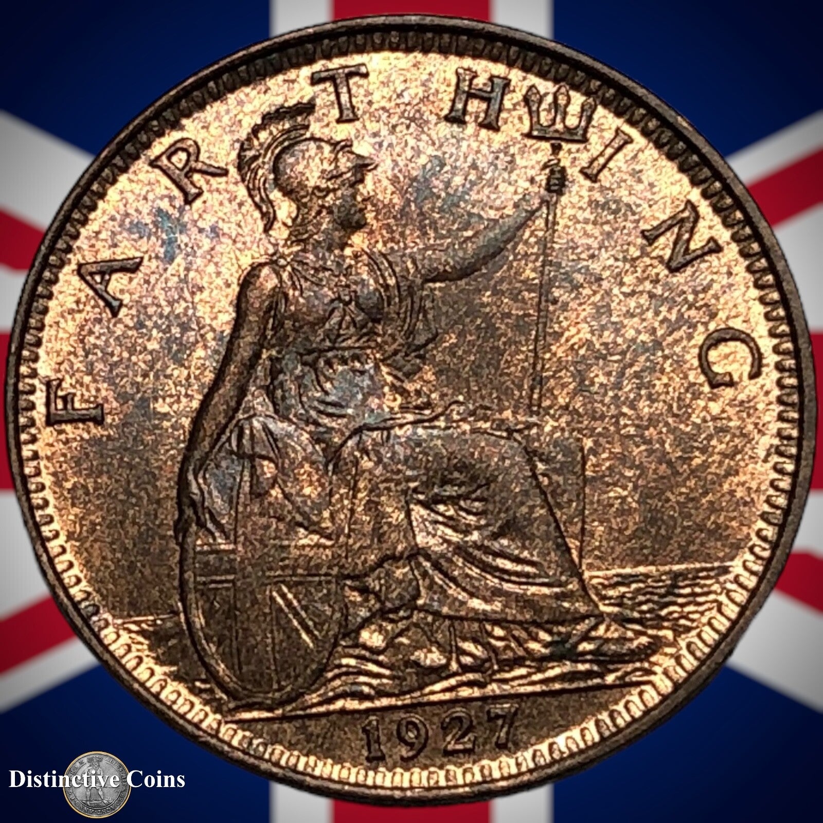 Great Britain 1927 Farthing 1/4d GB4852