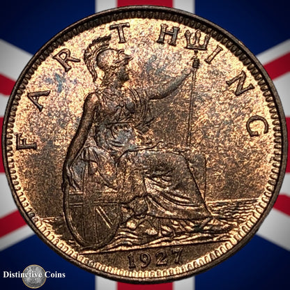 Great Britain 1927 Farthing 1/4d GB4852