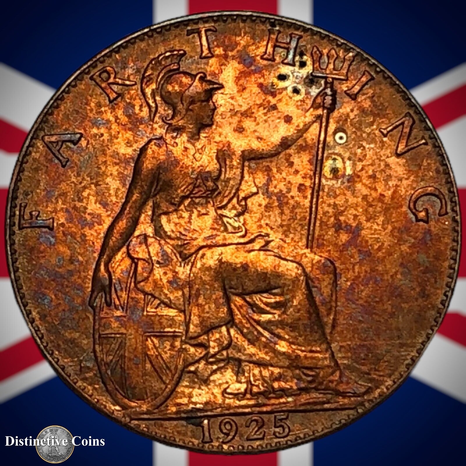 Great Britain 1925 Farthing 1/4d GB4823