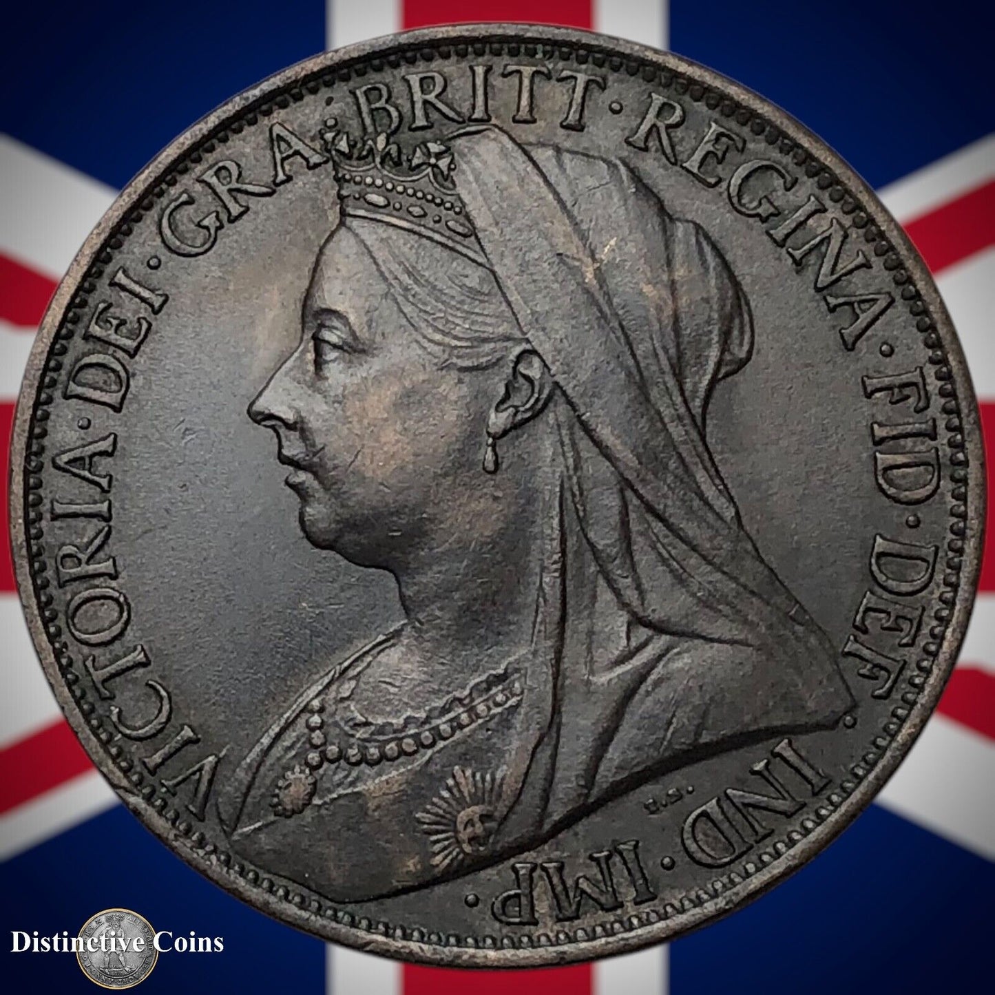 Great Britain 1897 Penny 1d GB6596