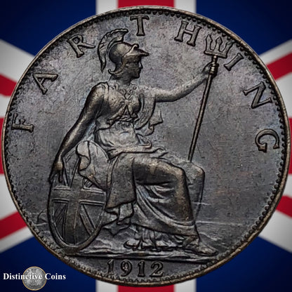 Great Britain 1912 Farthing 1/4d GB4652