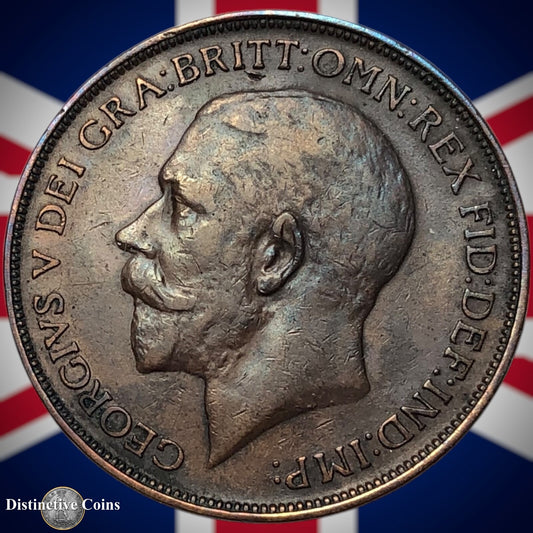 Great Britain 1912 H Penny 1d GB6794