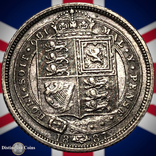 Great Britain 1887 Six Pence GB2690