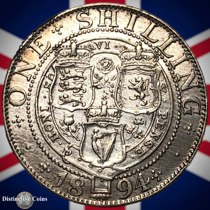 Great Britain 1894 British One Shilling GB0628