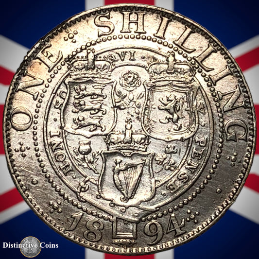 Great Britain 1894 British One Shilling GB0628