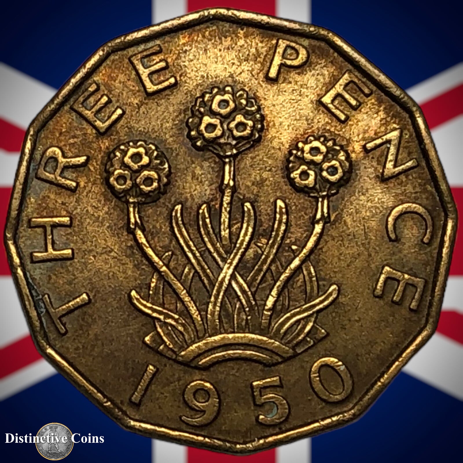 Great Britain 1950 Three Pence GB2491