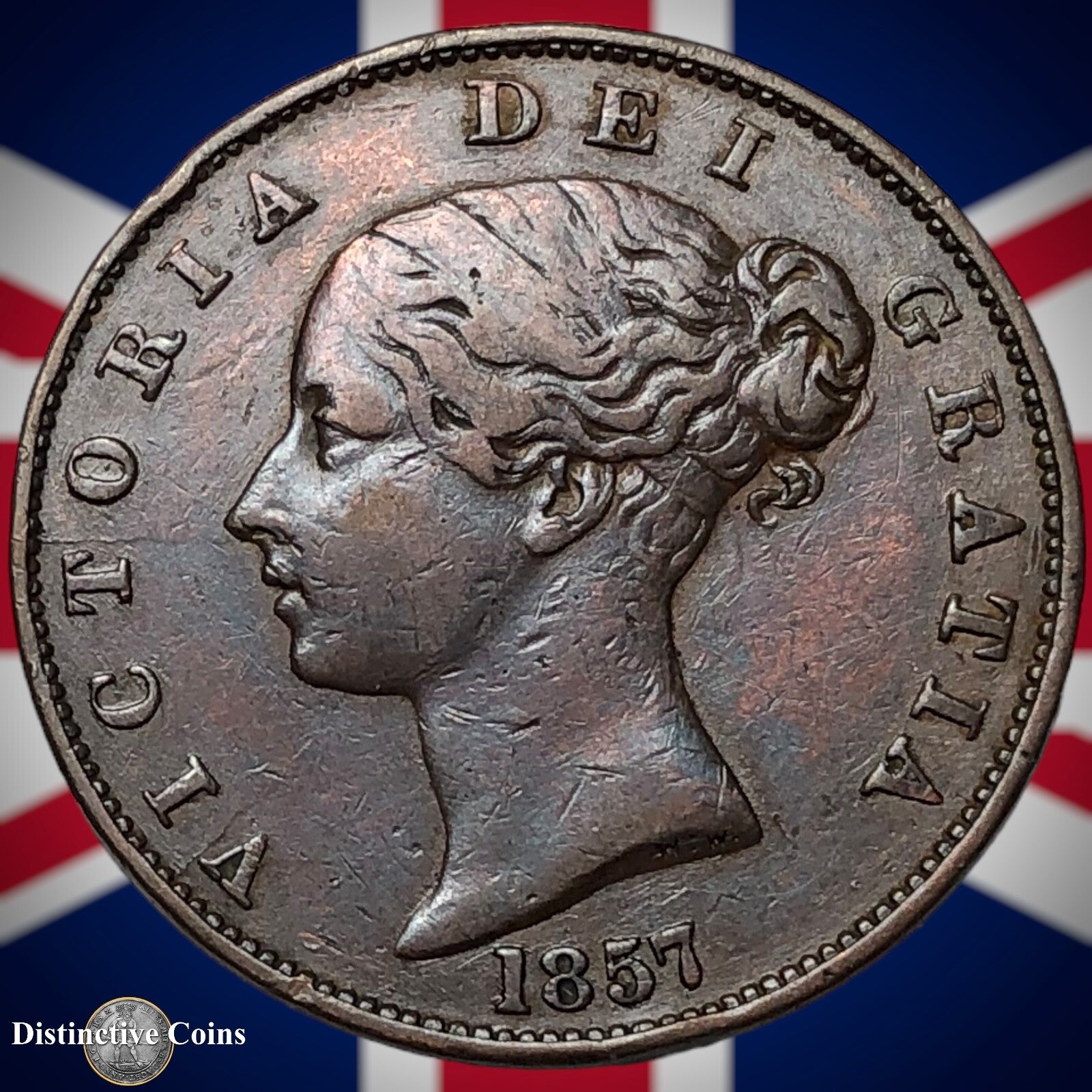 Great Britain 1857 Half Penny 1/2d GB5324