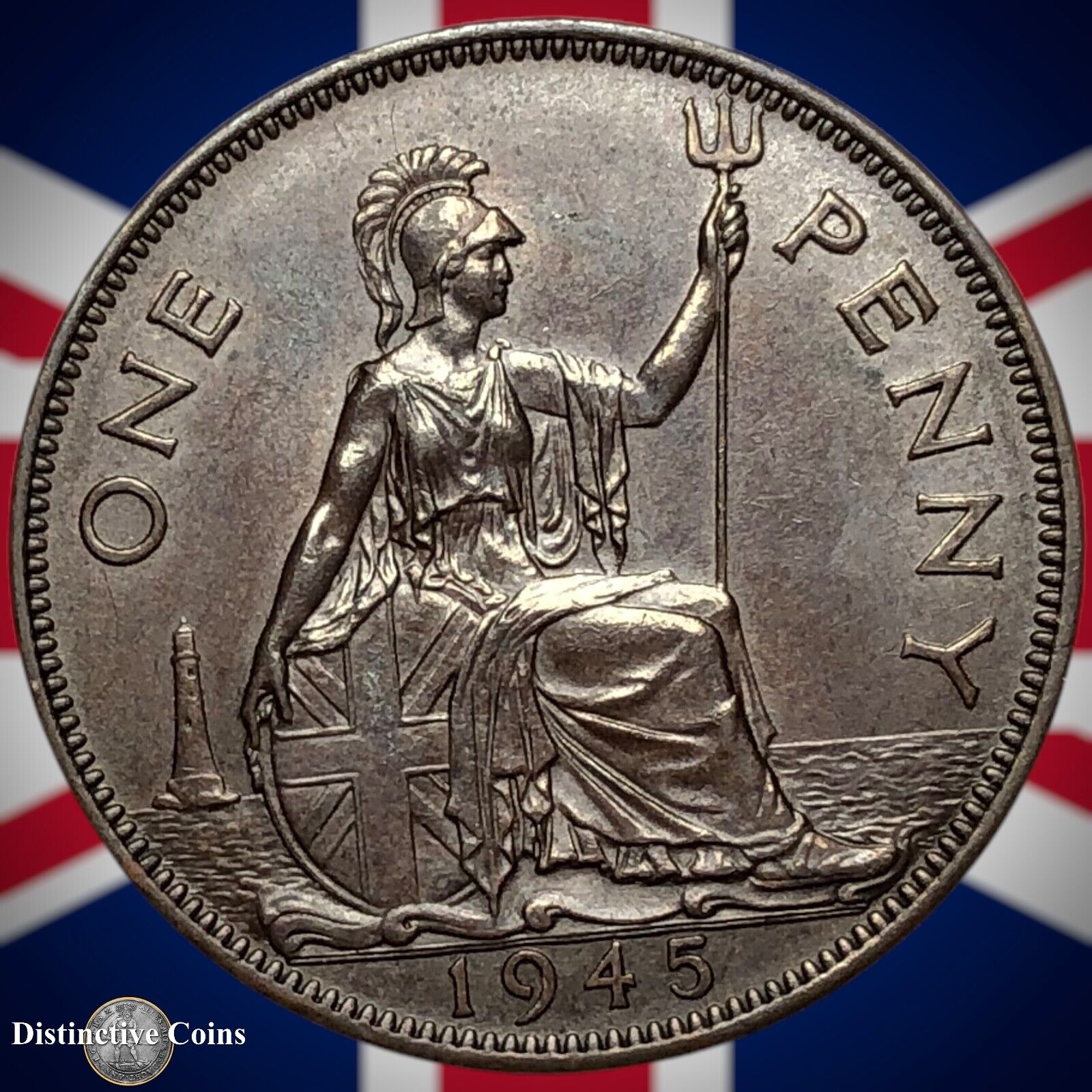 Great Britain 1945 Penny 1d GB7275