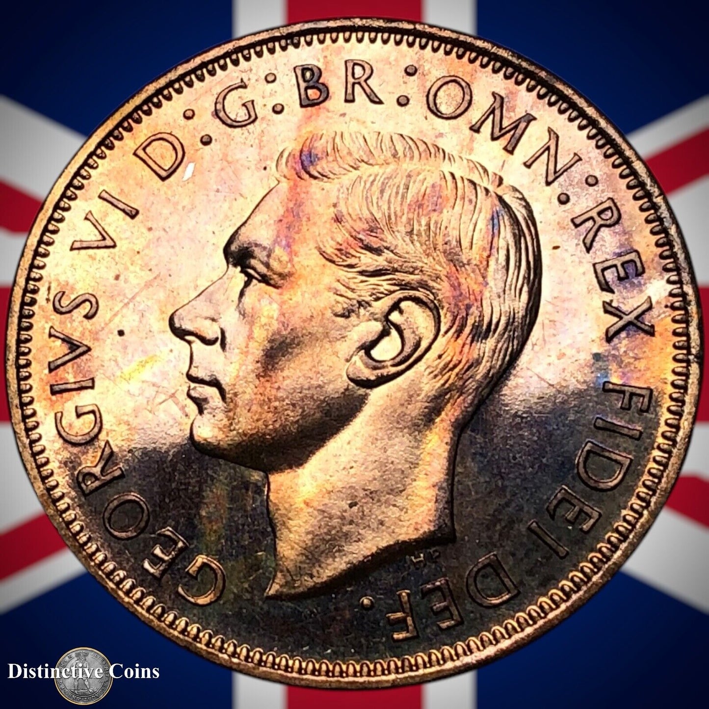 Great Britain 1951 Proof Penny 1d GB7349