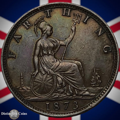 Great Britain 1873 Farthing 1/4d GB3693