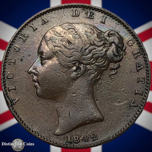 Great Britain 1842 Farthing 1/4d GB3410