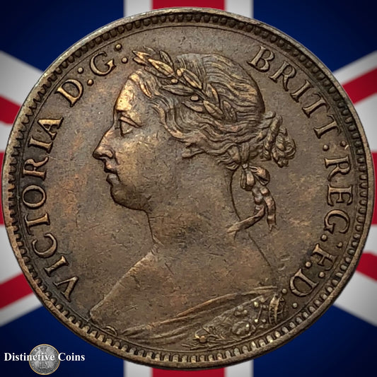 Great Britain 1890 Farthing 1/4d GB4279