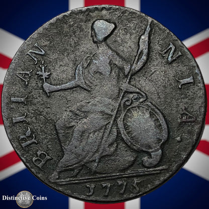 Great Britain 1775 Half Penny 1/2d GB5113