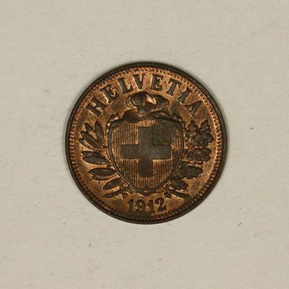 Switzerland 1912 2 Rappen