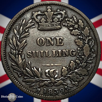 Great Britain 1839 British One Shilling GB0142