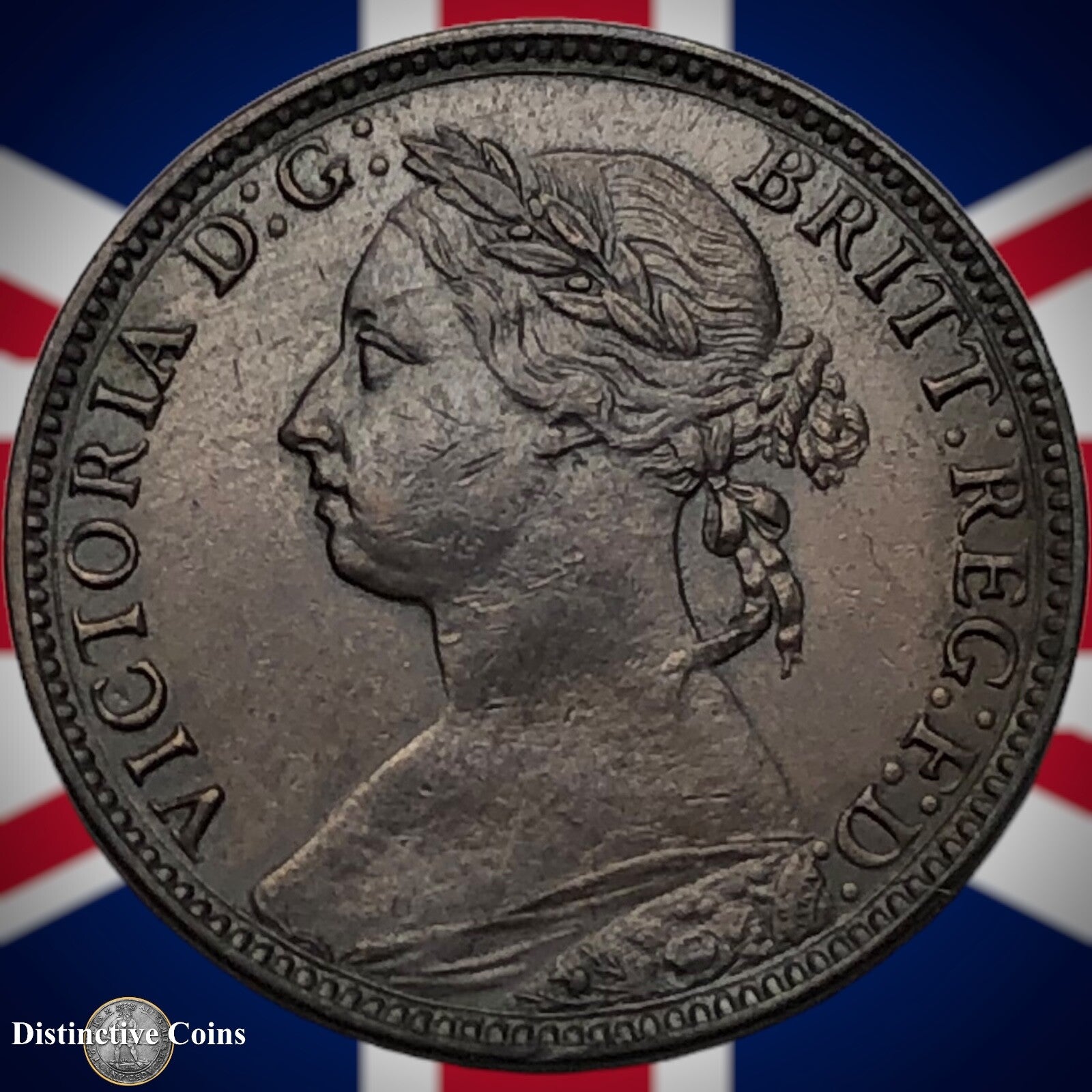 Great Britain 1881 Farthing 1/4d GB3870