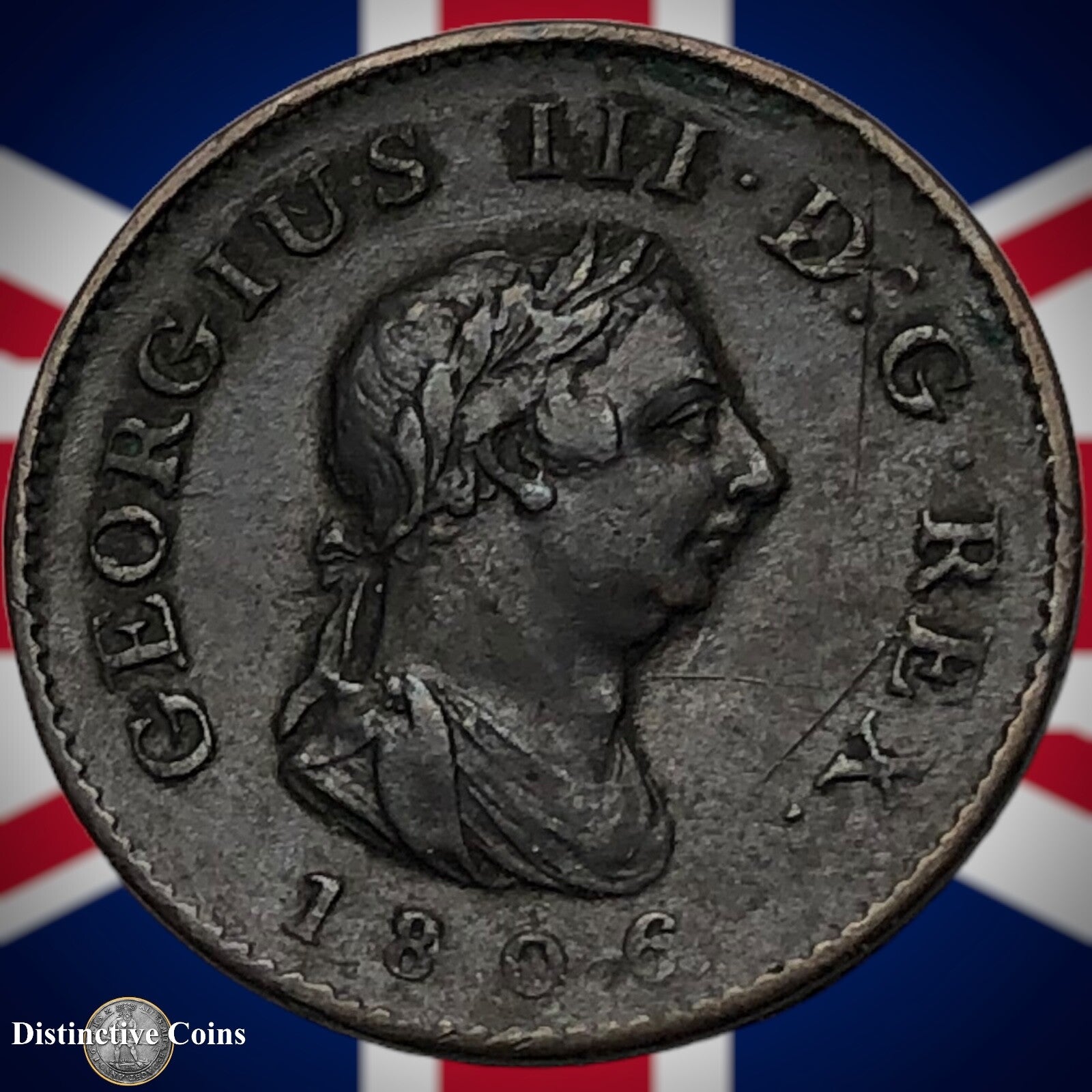 Great Britain 1806 Farthing 1/4d GB3221