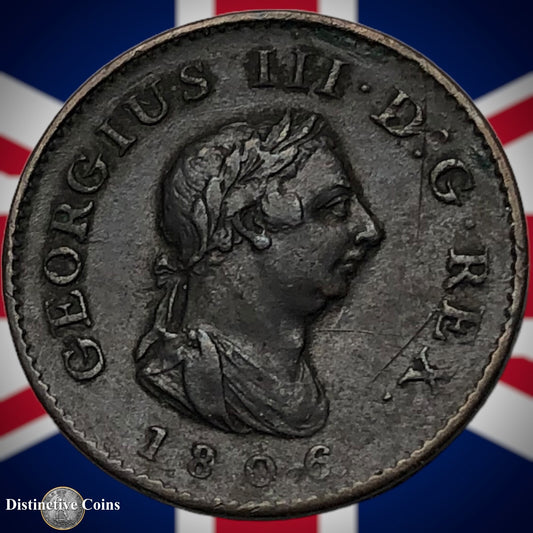 Great Britain 1806 Farthing 1/4d GB3221