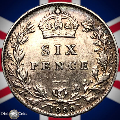 Great Britain 1899 Six Pence GB2809