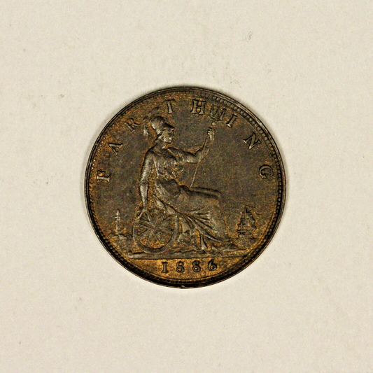 Great Britain 1886 Farthing  