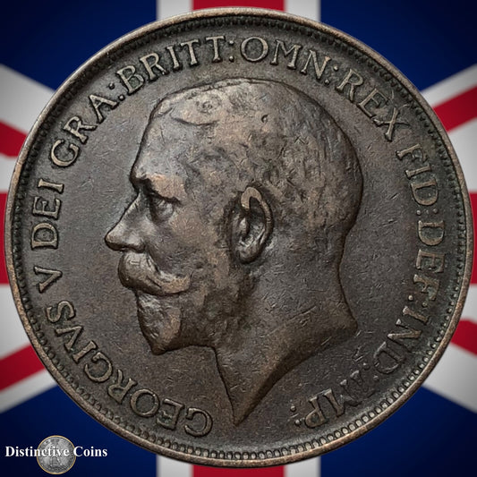 Great Britain 1913 Penny 1d GB6805