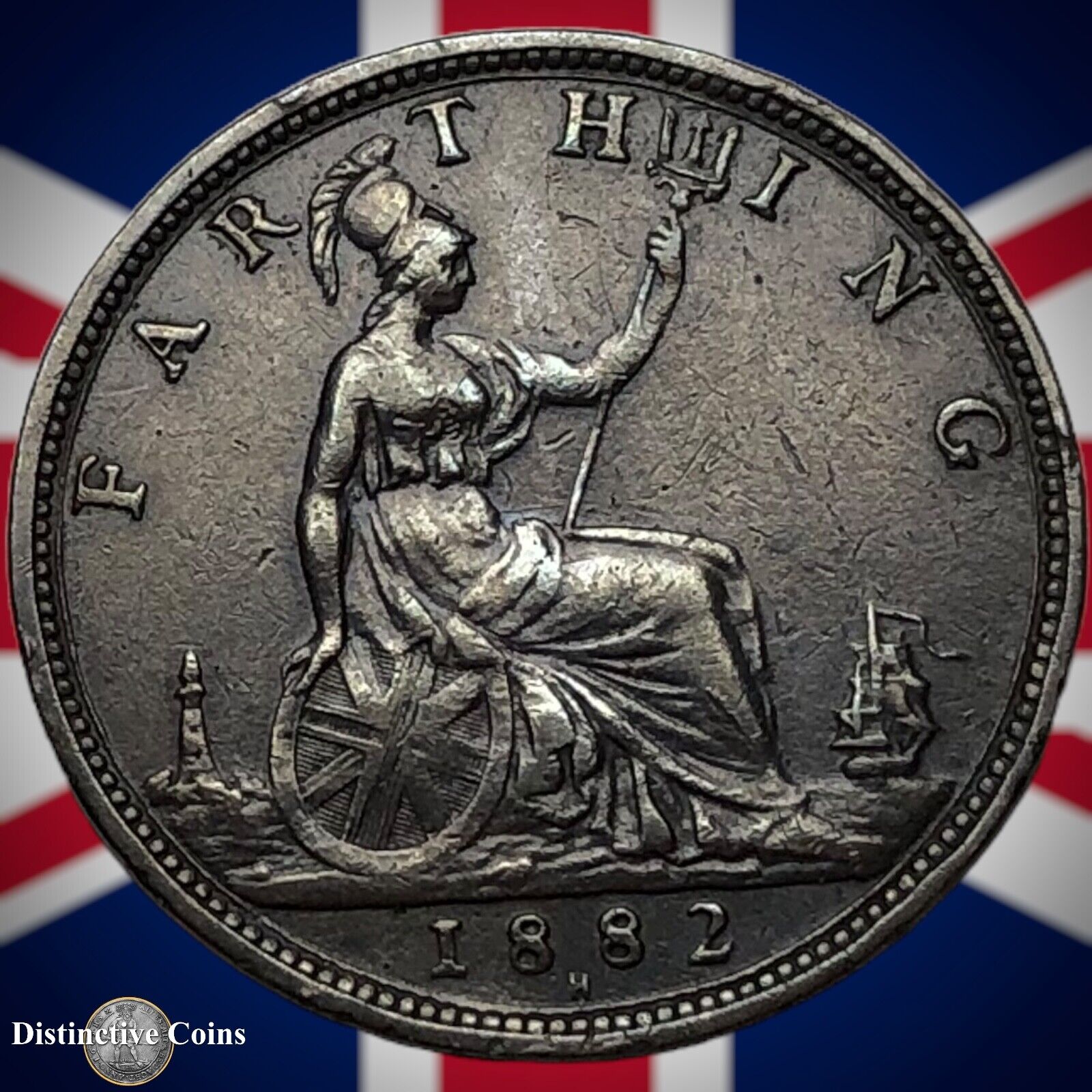 Great Britain 1882 H Farthing 1/4d GB4028