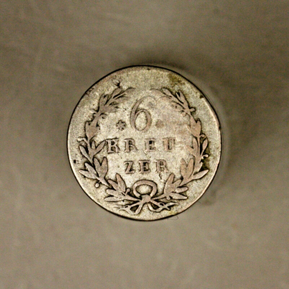 Baden 1817 Karl Shas Lugwig 1811-1818 6 Kreuzer 