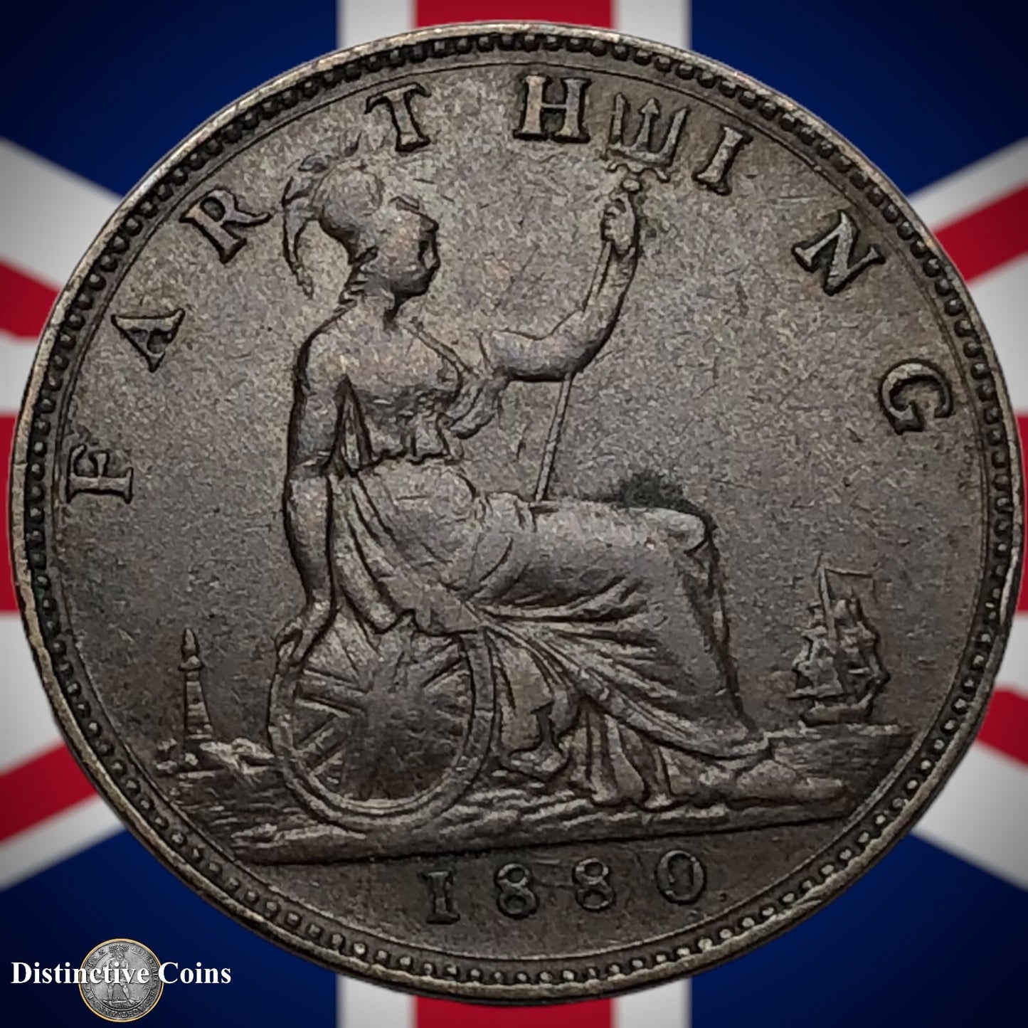 Great Britain 1880 Farthing 1/4d GB3838