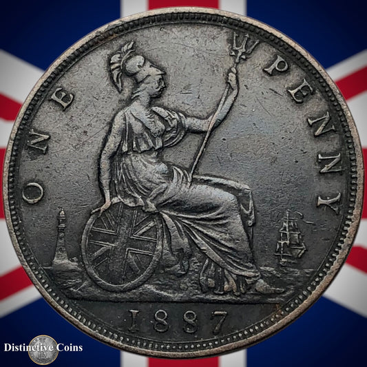 Great Britain 1887 Penny 1d GB6467