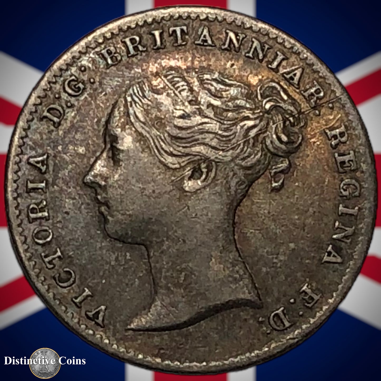 Great Britain 1862 Three Pence GB1836